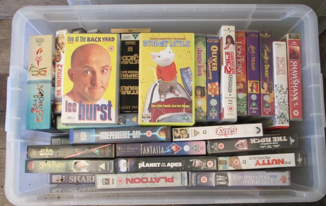 Preview of the first image of Approx 65 VHS Films.