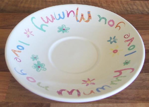 Image 2 of "Love You Mummy" Oversized Cup & Saucer Set