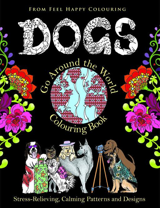 Preview of the first image of Dogs Go Around the World Colouring Book (Bestseller).