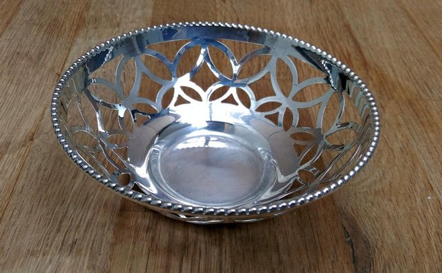 Preview of the first image of Beautiful Silver Plated Bon Bon Dish.
