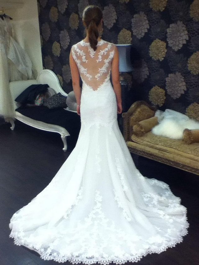 Preview of the first image of Brand new Pronovias 'Laren' wedding dress.