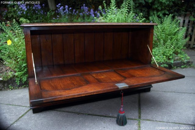 Image 43 of TITCHMARSH GOODWIN OAK BLANKET TOY DOWER CHEST BOX TV STAND