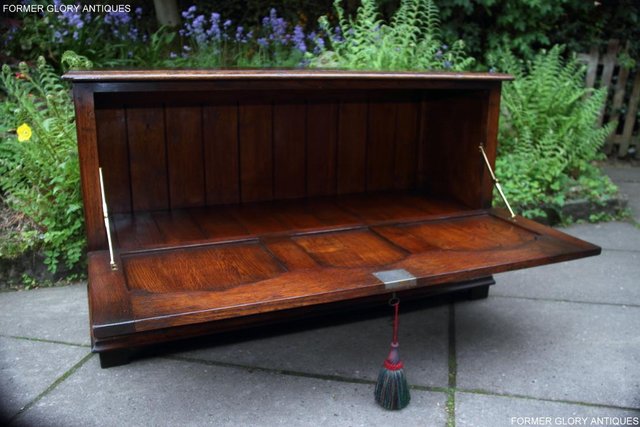 Image 64 of TITCHMARSH GOODWIN OAK BLANKET TOY DOWER CHEST BOX TV STAND