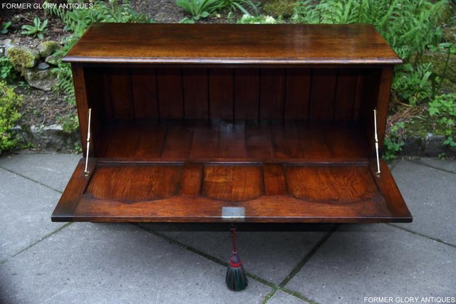 Image 79 of TITCHMARSH GOODWIN OAK BLANKET TOY DOWER CHEST BOX TV STAND