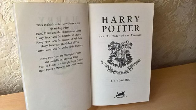 Image 3 of Harry Potter and the Order of the Phoenix, 1st Ed