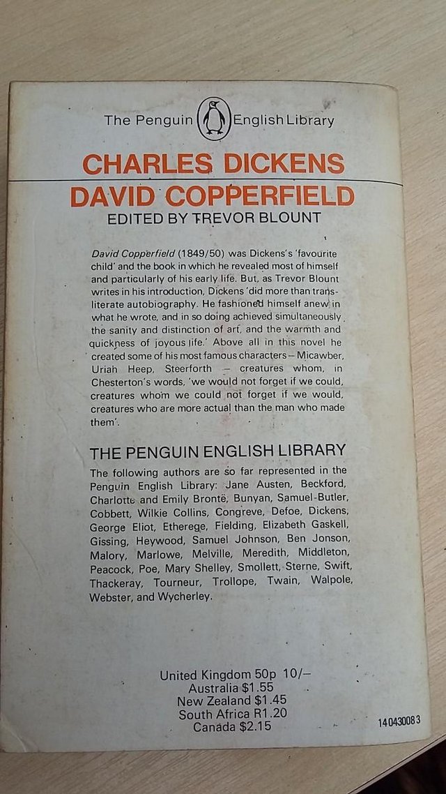 Image 6 of DAVID COPPERFIELD: The Personal History - Charles Dickens
