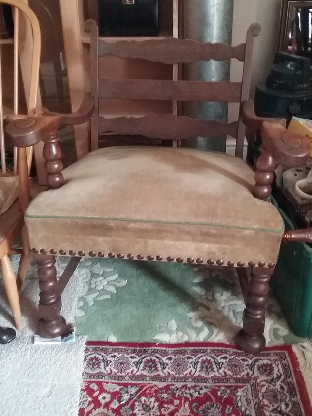 Preview of the first image of Very old nursing chair.