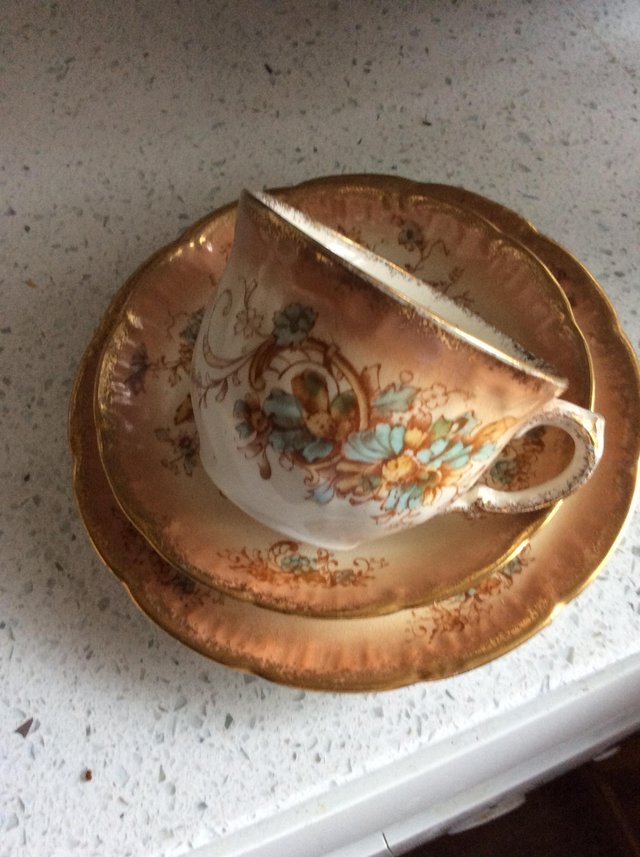 Preview of the first image of Antique china trio.