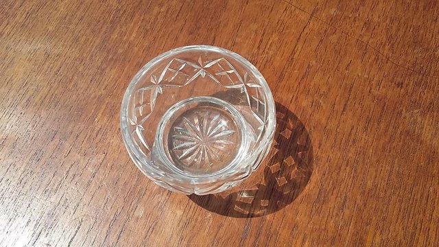 Image 3 of Brierley Crystal Small Glass Bowl - 6.5 cm wide x 4 cm high