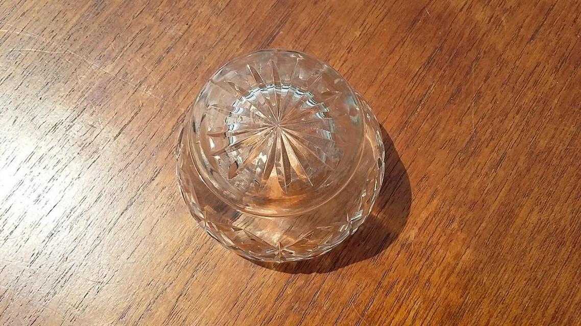 Image 2 of Brierley Crystal Small Glass Bowl - 6.5 cm wide x 4 cm high
