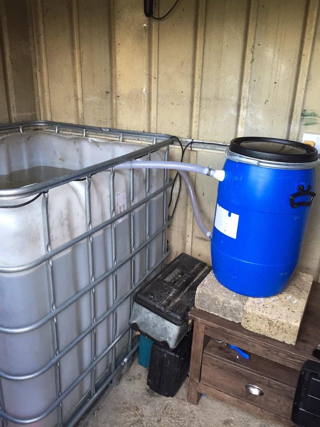 Image 6 of 1000 litre (&600) IBC Tank, water storage, garden allotment