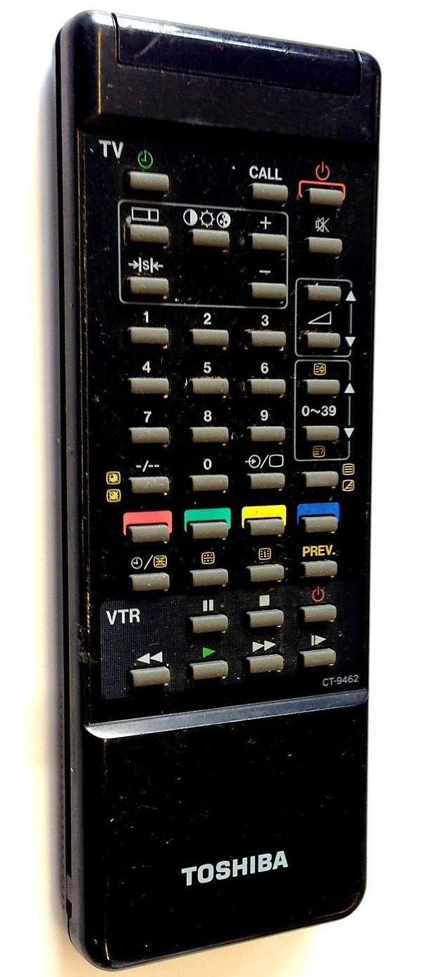 Preview of the first image of Toshiba CT-946 TV remote (incl P&P).