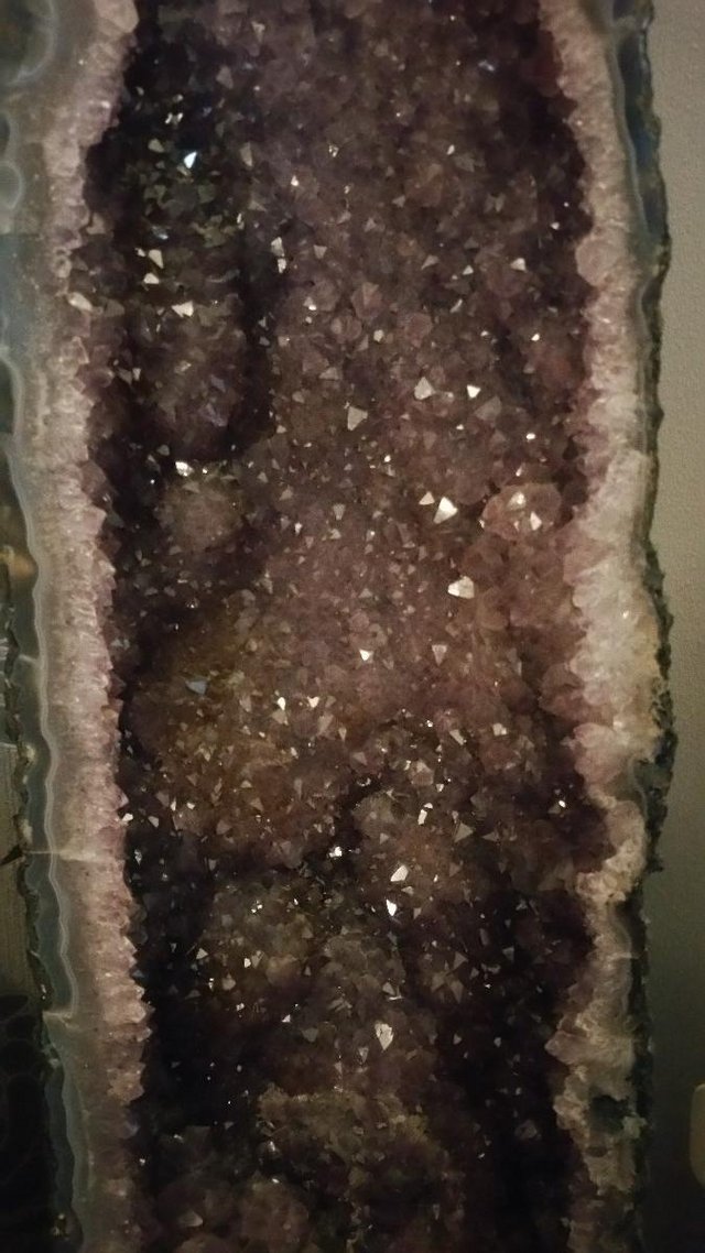 Preview of the first image of STUNNING - Large (4ft) Identical Pair of Amethyst Geodes.