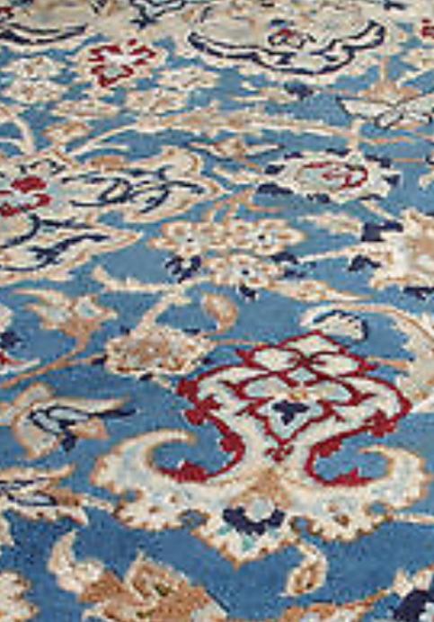 Image 3 of Nain Wool & Silk hand made rug
