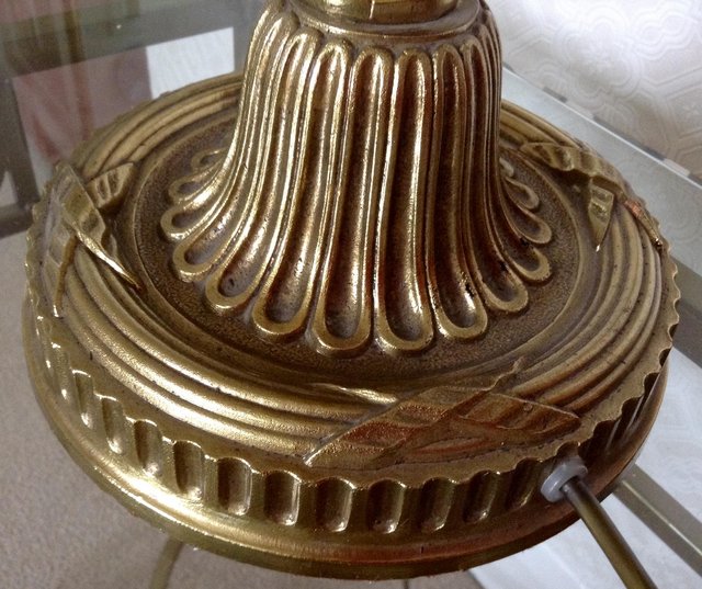 Image 2 of Italian-Brass-LAMP-Floor-table-H-100-cm-135-cm