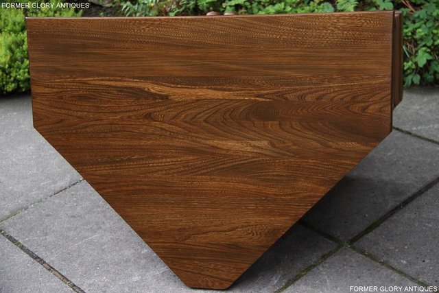Image 63 of AN ERCOL GOLDEN DAWN CORNER TV DVD HI FI CABINET STAND TABLE