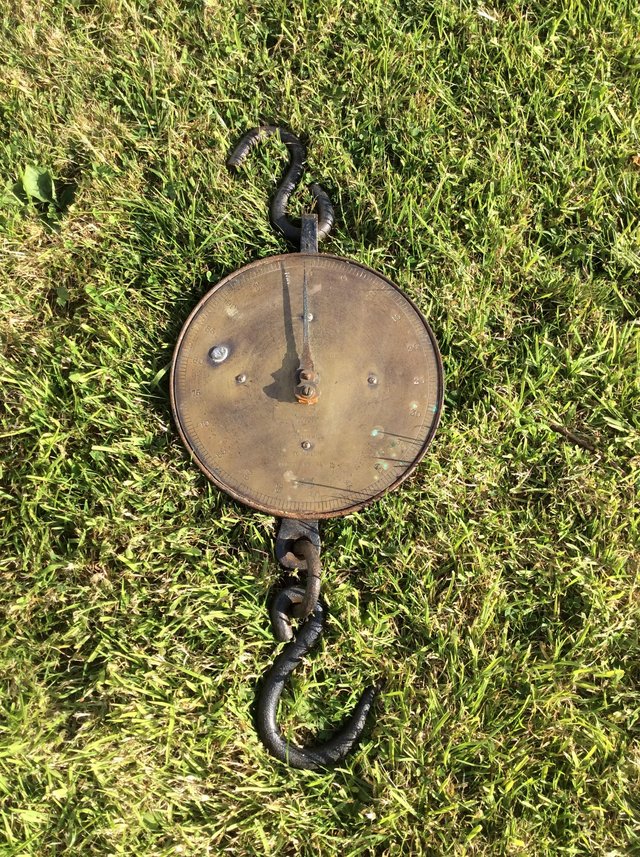 Image 2 of Antique Salter Hanging Scales