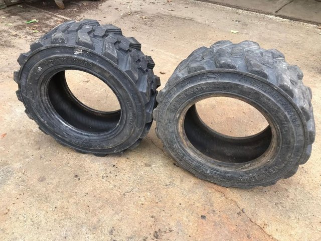 Preview of the first image of 2 SKID STEER TYRES.