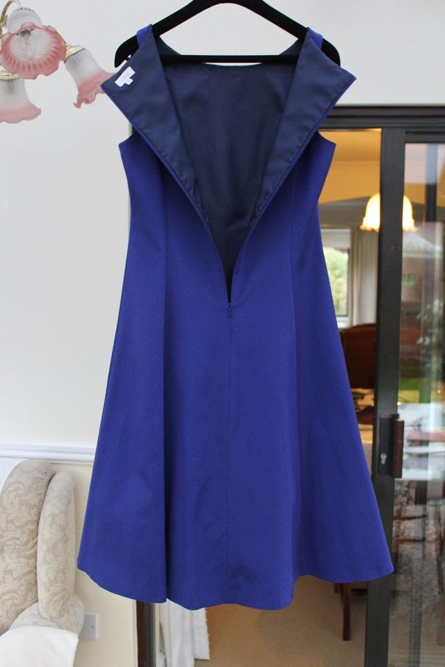 Image 2 of House of Fraser Untold clothing Midnight blue dress size 12