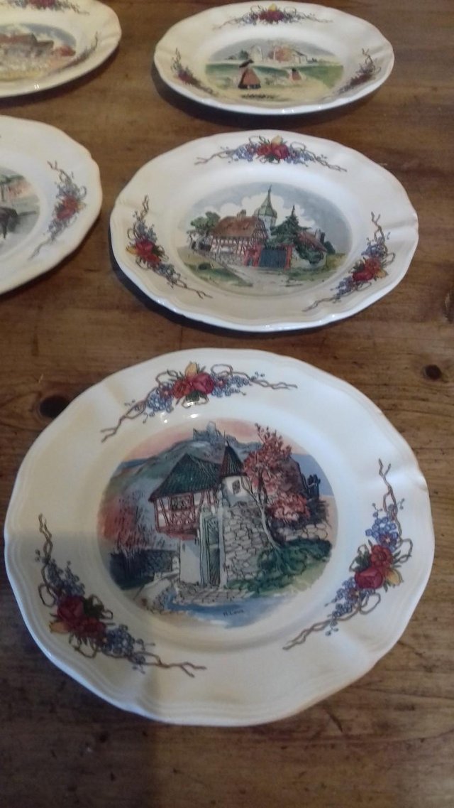 Preview of the first image of vintage plates , french collectibles.