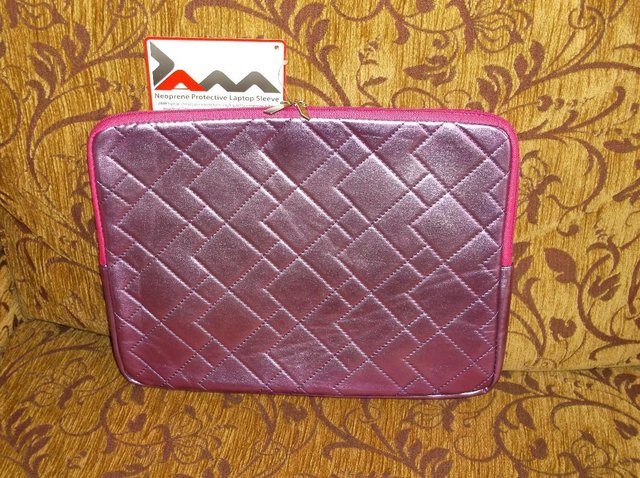 Image 2 of Brand new with tag, JAM laptop/notebook sleeve,metallic pink