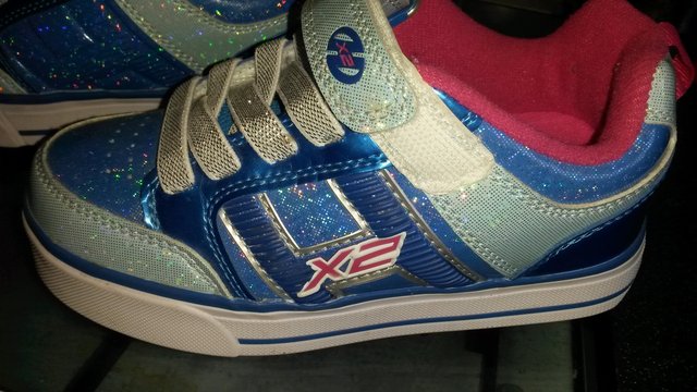 Preview of the first image of Heeleys Light up and Flahing Lights Worn Once Size 13.
