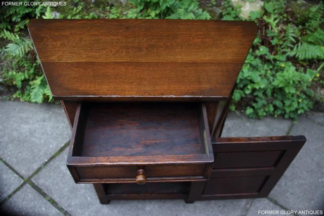 Image 29 of A TITCHMARSH AND GOODWIN OAK DRESSER BASE SIDEBOARD CABINET