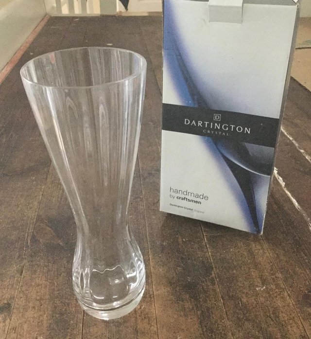 Preview of the first image of Dartington lead crystal vase i.