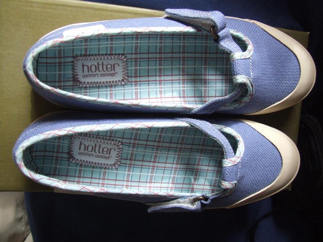 Image 3 of HOTTER CANVAS SHOES