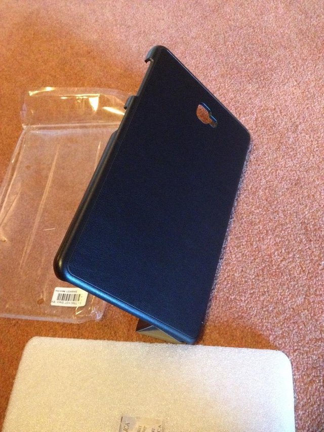Preview of the first image of Black Case suitable for Samsung T580 10.1" Tablet - BNIB.