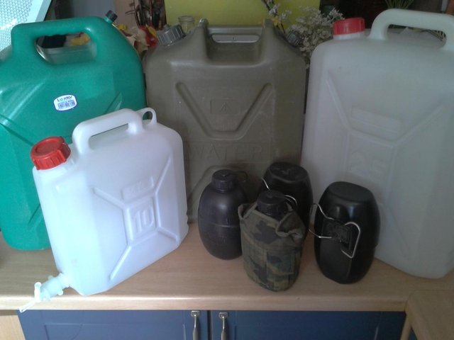 Preview of the first image of MOD Army issue 1 & 20 Litre water containers from £5 each.