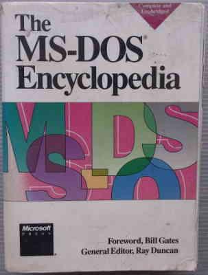 Preview of the first image of MSDOS Encylcopedia.