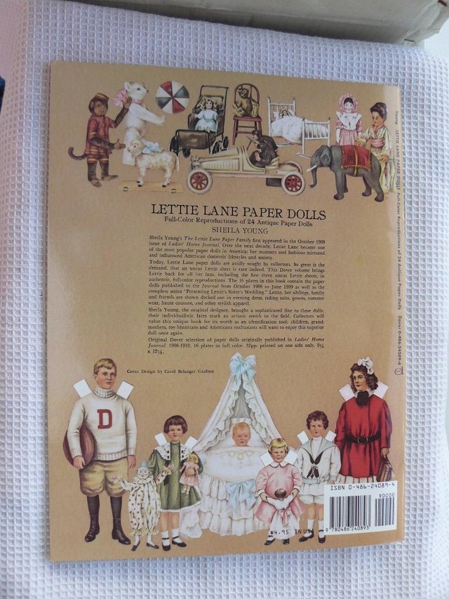 Image 2 of Lettie Lane Paper Dolls by Sheila Young 1981