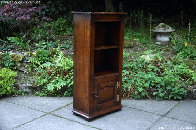 Image 13 of TITCHMARSH & GOODWIN OAK BOOKCASE CD DVD CABINET HALL TABLE