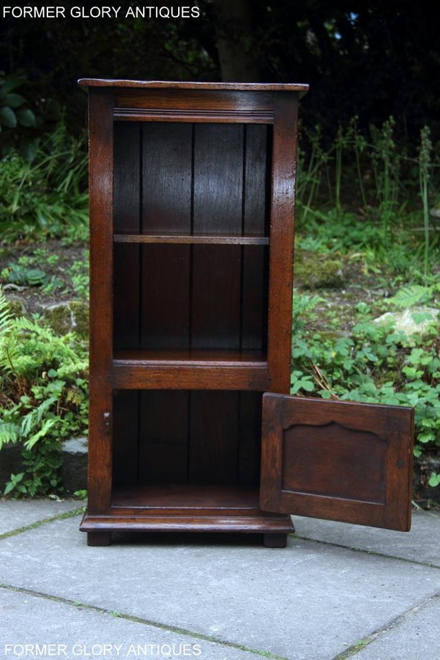 Image 14 of TITCHMARSH & GOODWIN OAK BOOKCASE CD DVD CABINET HALL TABLE