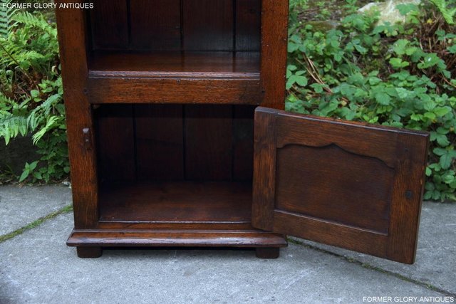 Image 28 of TITCHMARSH & GOODWIN OAK BOOKCASE CD DVD CABINET HALL TABLE