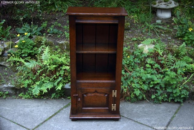 Image 34 of TITCHMARSH & GOODWIN OAK BOOKCASE CD DVD CABINET HALL TABLE