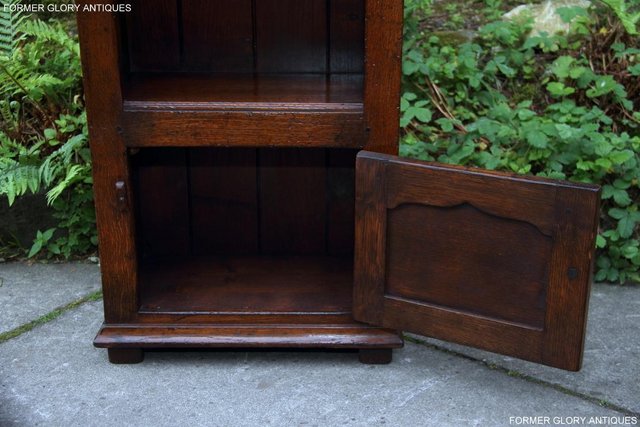 Image 36 of TITCHMARSH & GOODWIN OAK BOOKCASE CD DVD CABINET HALL TABLE