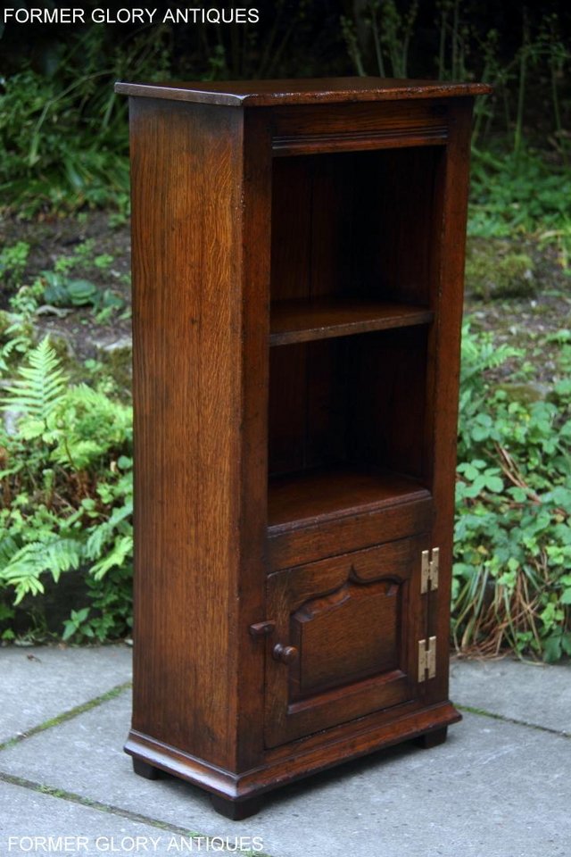 Image 41 of TITCHMARSH & GOODWIN OAK BOOKCASE CD DVD CABINET HALL TABLE