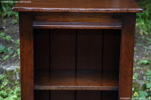 Image 49 of TITCHMARSH & GOODWIN OAK BOOKCASE CD DVD CABINET HALL TABLE