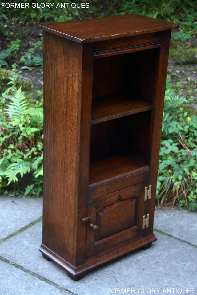 Image 51 of TITCHMARSH & GOODWIN OAK BOOKCASE CD DVD CABINET HALL TABLE
