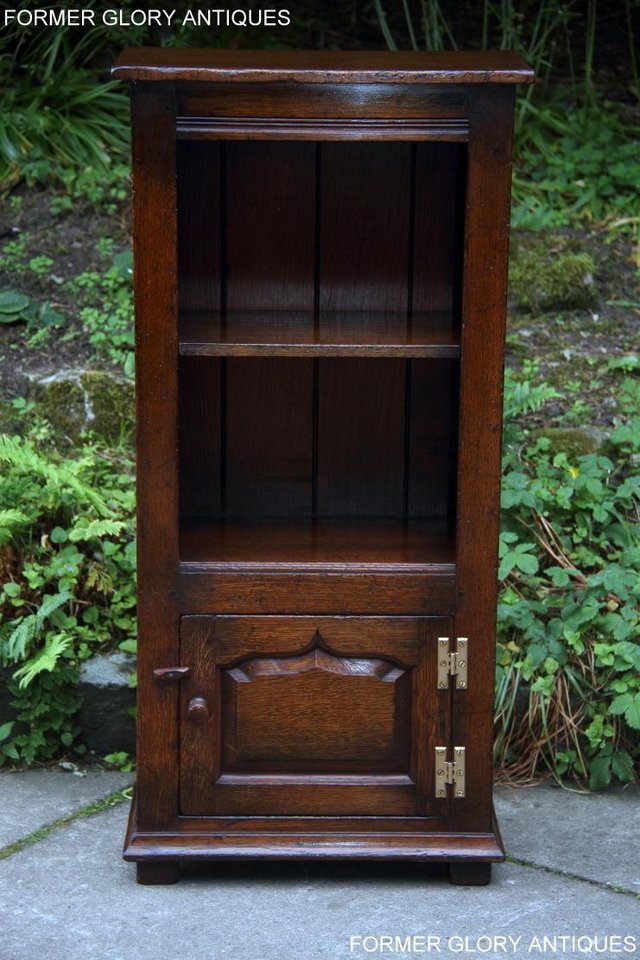 Image 60 of TITCHMARSH & GOODWIN OAK BOOKCASE CD DVD CABINET HALL TABLE