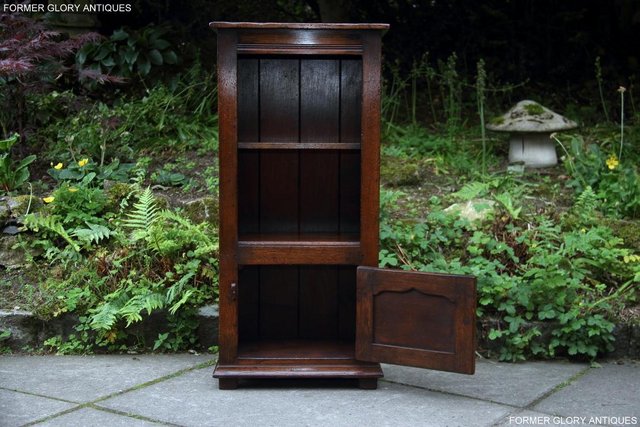 Image 63 of TITCHMARSH & GOODWIN OAK BOOKCASE CD DVD CABINET HALL TABLE