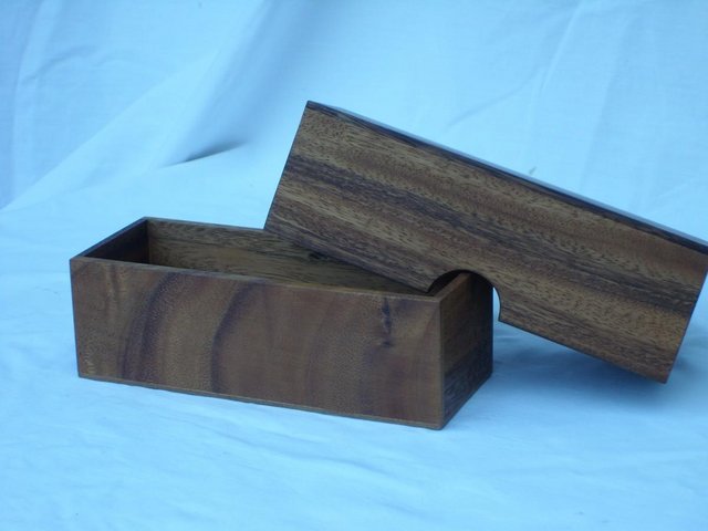 Image 2 of Modern Wood Block Box