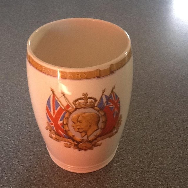 Preview of the first image of Spode Commemorative beaker Plymouth Uk connection.