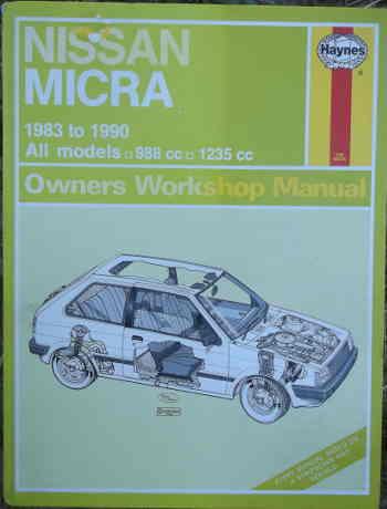 Preview of the first image of Nissan Micra K10 Haynes Manual.