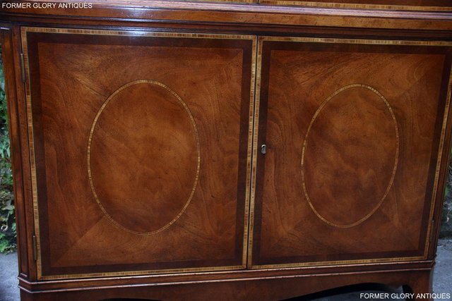 Image 10 of TITCHMARSH AND GOODWIN MAHOGANY CHINA GLASS DISPLAY CABINET