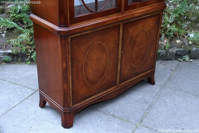 Image 30 of TITCHMARSH AND GOODWIN MAHOGANY CHINA GLASS DISPLAY CABINET