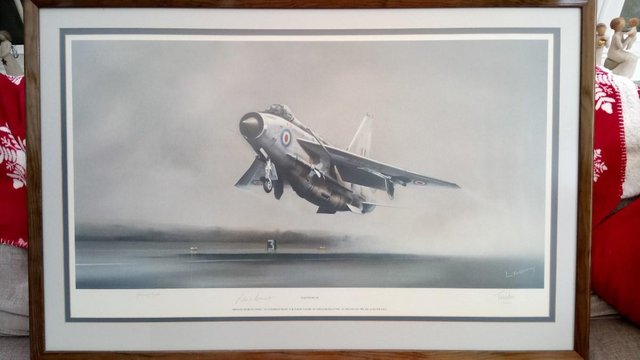 Preview of the first image of Lightning F6 Special Edition Signed Framed Print.