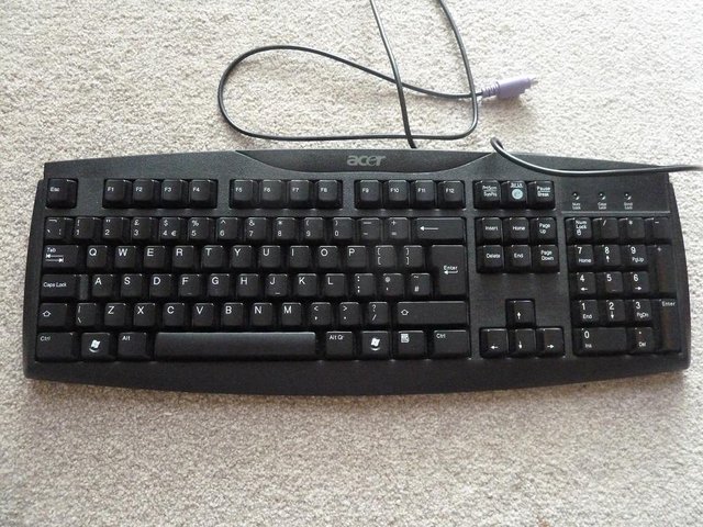Preview of the first image of Acer Aspire keyboard for desktop computer,model SK-1688.